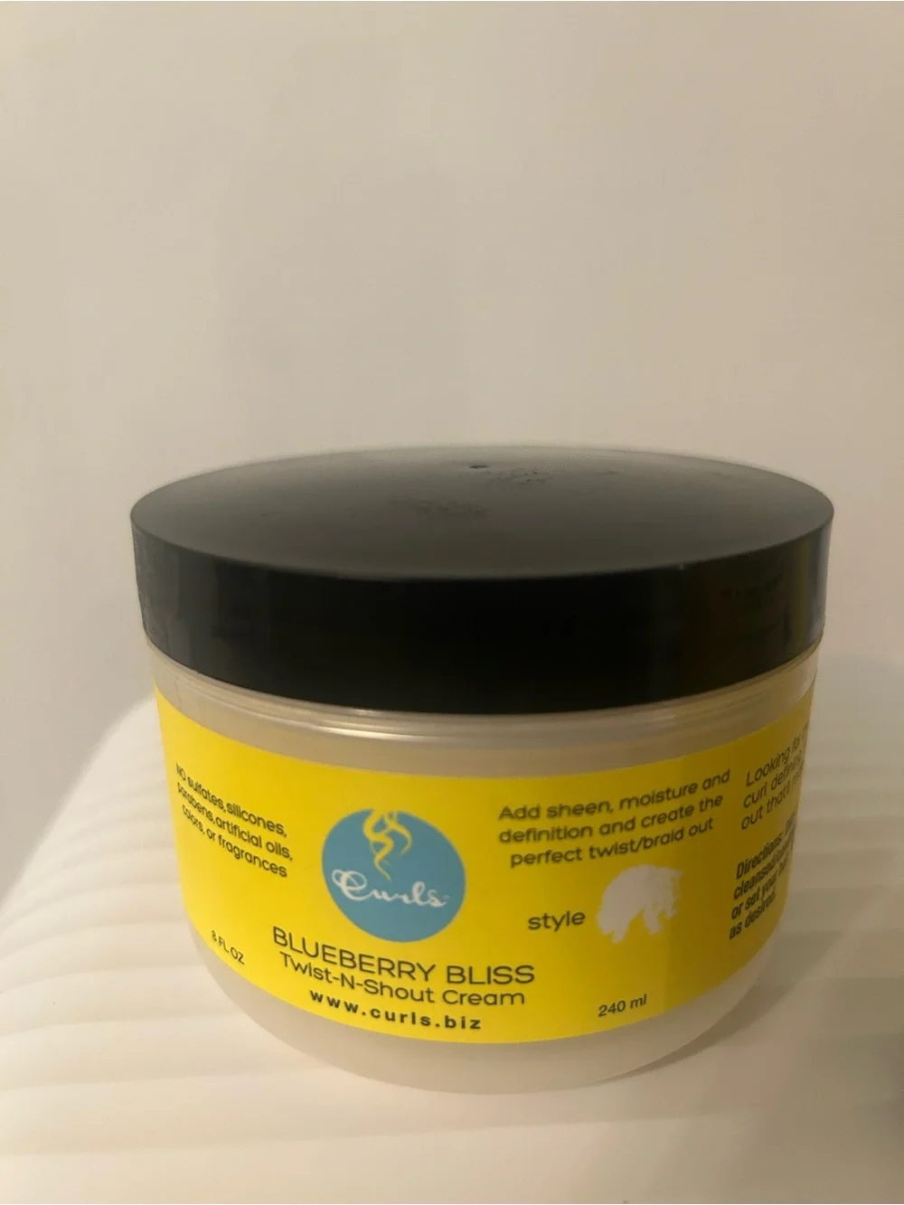 Curls Blueberry Bliss  Hair Care Set - Blue & Yellow